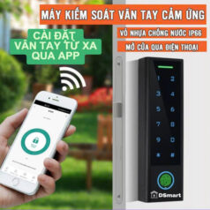 Đầu đọc vân tay DSmart DD26TUB trang bị bàn phím cảm ứng, hỗ trợ thao tác dễ dàng ngay cả trong điều kiện thiếu sáng.