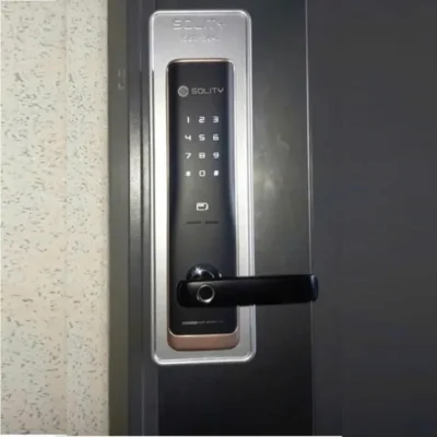 Khoá Cửa Vân Tay Solity GM-7000BK 20 Khóa cửa Solity GM-7000BK với nhiều phương thức mở, có cảm biến chống cháy hiện đại.