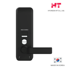 Mặt trong khóa điện tử Hyundai HT với nút khóa nhanh và chốt an toàn
