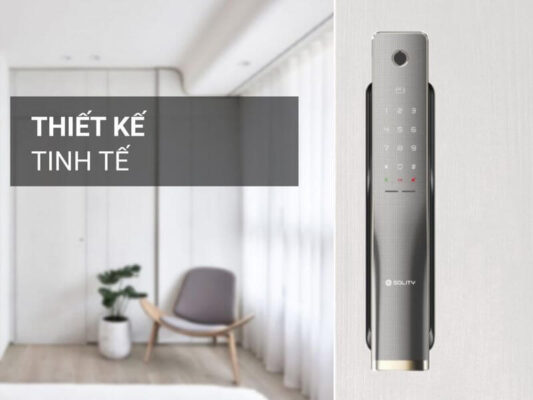 Khóa cửa điện tử vân tay Solity GP-4000BK 12 Người dùng mở khóa Solity GP-4000BK bằng vân tay nhanh chóng và tiện lợi