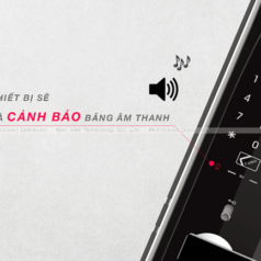 Khoá điện tử HDL-5290SK phát âm báo khi pin yếu để đảm bảo hoạt động ổn định