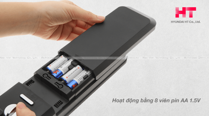 Khoá điện tử HDL-5290SK của HYUNDAI HT 19 Khoá HDL-5290SK Hyundai HT phù hợp với cửa gỗ và cửa thép chống cháy dày từ 35mm