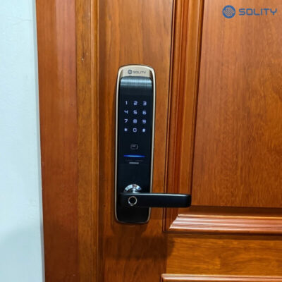 Khóa cửa điện tử vân tay Solity GM-6000BK 25 Công nghệ vân tay Area Scanning trên Solity GM-6000BK giúp nhận diện chính xác.