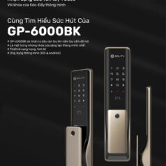 Khóa cửa điện tử vân tay Solity GP-6000BK 12 Địa chỉ bán khóa vân tay Solity GP-6000BK uy tín, bảo hành chính hãng.