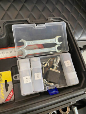 Bộ Dụng Cụ Phay Đục Lỗ Khóa Cửa Gỗ DSmartLock 14 Cữ khoan giúp điều chỉnh độ sâu và chiều rộng lỗ khoan một cách dễ dàng.
