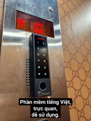 Lắp Đặt Đầu Đọc Vân Tay DSmart DD38T Tại Quận 8 2 Khóa thông minh DSmartLock dùng kiểm soát thang máy chính hãng