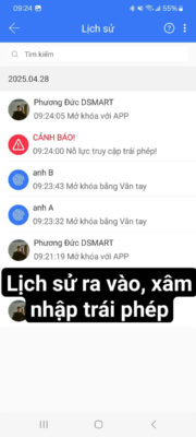 Lắp Đặt Đầu Đọc Vân Tay DSmart DD38T Tại Quận 8 4 Kỹ thuật viên DSmartLock thi công đầu đọc vân tay thang máy