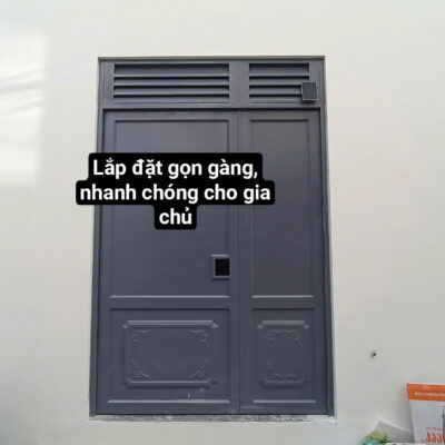 Lắp đặt khóa cổng 1 chiều DSmart 1C39T tại Quận Bình Thạnh 8 Khóa cổng vân tay mặt ngoài vân tay, mặt trong chìa khóa DSmart 1C39T