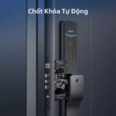 PHILIPS DDL801-5HBS Mở Khóa Cửa Từ Xa 27 Công nghệ cảm biến vân tay FPC trên khóa DDL801-5HBS nhận diện chính xác và nhanh chóng