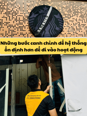 Hệ thống kiểm soát ra vào cho cửa kính tại Starbucks Bitexco Quận 1 8 Hệ thống kiểm soát ra vào cho cửa kính tại Starbucks Bitexco