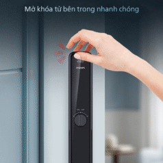 PHILIPS 9300 Khóa Vân Tay Cửa Gỗ Cao Cấp 19 Tính năng mã số ảo trên khóa Philips 9300 giúp ngăn ngừa việc nhìn trộm mật khẩu
