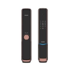 Hình ảnh thực tế khóa Philips 9300 được lắp đặt tại nhà khách hàng, minh chứng cho chất lượng