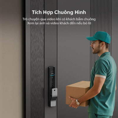 Philips DDL720-MVP Nhận Diện Tĩnh Mạch Lòng Bàn Tay 30 Công nghệ cảm biến vân tay FPC Thụy Điển trên khóa Philips DDL720-MVP