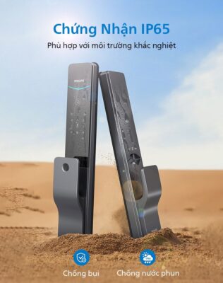 PHILIPS DDL801-5HBS Mở Khóa Cửa Từ Xa 29 Khóa DDL801-5HBS có chế độ khóa trong, ngăn người ngoài mở cửa từ bên ngoài