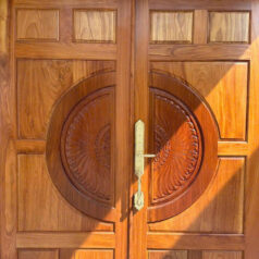 Khóa vân tay DS78T chịu nước, chống ẩm, chuyên dụng cho cửa chính biệt thự, villa ngoài trời