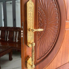 Khóa cửa vân tay DS78T chống chịu thời tiết, sử dụng ngoài trời mưa nắng không lo hỏng hóc