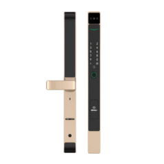 Khóa điện tử chống nước ngoài trời DSmart NX76T‑F có FaceID, vân tay, app TTLock, dùng cho nhôm Xingfa