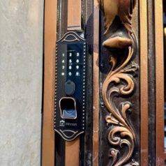 Khóa cửa cổng nhôm đúc 2 mặt dùng cho ngoài trời