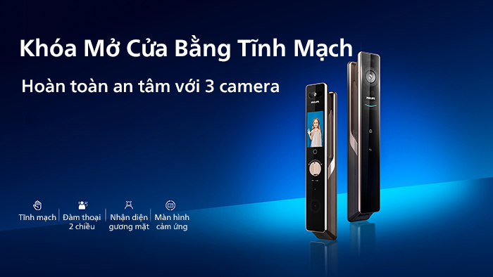 Khóa Điện Tử Thông Minh 2026 – Giải Pháp Smart Lock An Toàn 2 DSmartLock cung cấp và lắp đặt khóa điện tử Philips DDL902 chính hãng, bảo hành 2 năm, hỗ trợ kỹ thuật trọn đời.