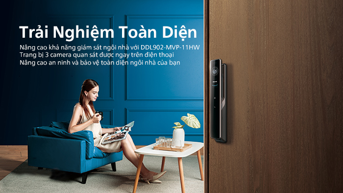 Khóa điện tử Philips DDL902-MFVP 11HWS là lựa chọn hoàn hảo cho người dùng yêu thích công nghệ và thiết kế tối giản.