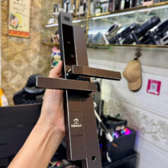 Khóa điện tử cửa nhôm Xingfa NC22T Đen CNC 14 cảm biến vân tay khóa cửa nhôm Xingfa NC22T nhận diện nhanh chính xác