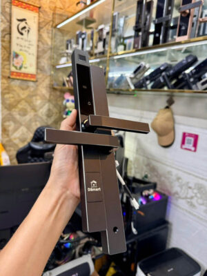Khóa điện tử cửa nhôm Xingfa NC22T Đen CNC 24 Khóa điện tử cửa nhôm Xingfa NC22T Đen Chống nước CNC APP TTLock