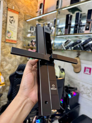 Khóa điện tử cửa nhôm Xingfa NC22T Đen CNC 18 Khóa điện tử cửa nhôm Xingfa NC22T Đen CNC