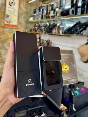 khóa vân tay cửa cổng chống nước dsmart 2c69t chịu nắng mưa ngoài trời