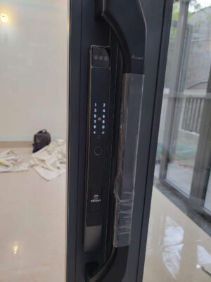 Khóa điện tử cho cửa nhôm trượt lùa mở quay 2025 6 Khóa điện Tử Cho Cửa Nhôm trượt lùa chống nước để được ngoài trời