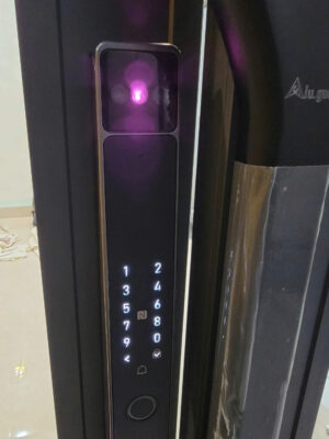 Khóa điện tử cho cửa nhôm trượt lùa mở quay 2025 2 Khóa điện Tử Cho Cửa Nhôm mã số thẻ từ cửa nhôm hỗ trợ mở khóa NFC tiện lợi