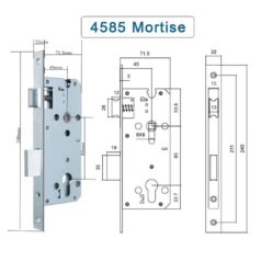 Trang chủ 265 Ruột khóa 4585 ( Inox 304)