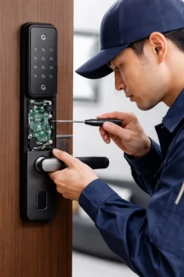 Kiểm Tra Khóa Từ Cửa Trước Tết 2026 3 DỊCH VỤ SỬA KHÓA CỬA ĐIỆN TỬ – KHÓA VÂN TAY TẠI TP.HCM