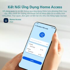 Khóa Cửa Vân Tay Philips DDL615-5HBS Chính Hãng 3 Chi tiết thiết kế khóa cửa Philips DDL615-5HBS thân hẹp