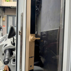 Khóa điện tử vân tay cửa nhôm DSmart NX30T-F 3 Khóa cửa nhôm FaceID ngoài trời chống nước DSmart NX30T-F