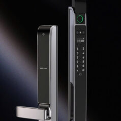 Khóa điện tử vân tay cửa nhôm DSmart NX30T-F 6 Khóa điện tử cửa nhôm Xingfa FaceID DSmart NX30T-F