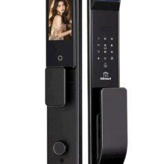 Khóa FaceID PLA39Y cho cửa chính chung cư, cửa đại sảnh, phòng master 2 Khóa vân tay PLA39Y nhôm CNC nguyên khối cao cấp cho cửa đại sảnh