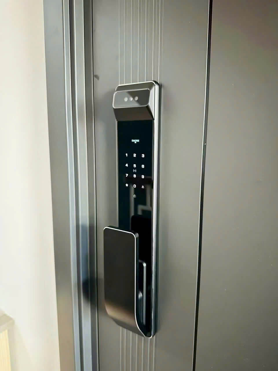 Thiết kế mặt trước khóa PLA39Y Mặt trước khóa vân tay PLA39Y màn hình cảm ứng hiện đại