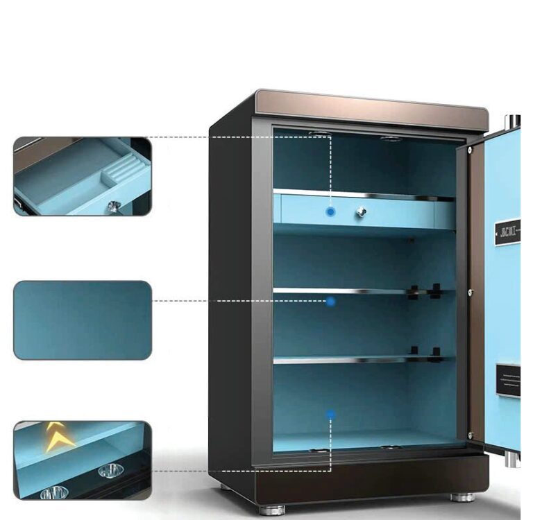 Ket-Sat-Thong-Minh-Laffer-LH670_1-768x750 két sắt thông minh vân tay laffer LH670 nội thất xanh nhiều ngăn