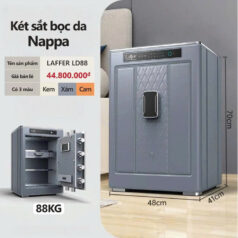 Két sắt bọc da Laffer LD88 88KG Vân tay mã số