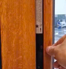 Khóa điện tử TTLock Face ID cửa nhôm trượt lùa Xingfa