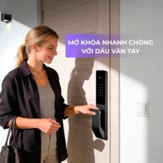 Điều khiển khóa cửa Kaadas Q15-5WK từ xa bằng ứng dụng điện thoại