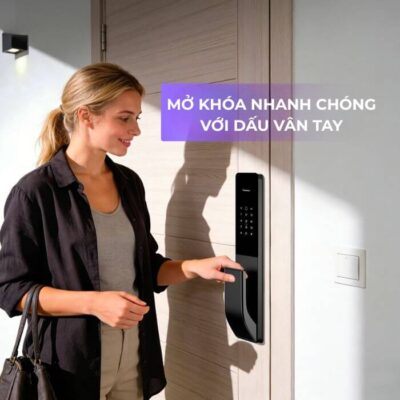 Điều khiển khóa cửa Kaadas Q15-5WK từ xa bằng ứng dụng điện thoại